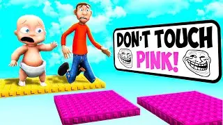 Используем ЦВЕТА, чтобы разыграть папу в Roblox Troll Tower...