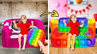 MAKEOVER ESTREMO DI UNA CAMERA DA LETTO || Trasformazioni e tutorial incredibili