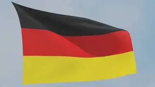Waving flag of Germany