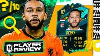 MOMENTS DEPAY PLAYER REVIEW | 87 MOMENTS DEPAY REVIEW | PLAYER REVIEWS | FIFA 21 Ultimate Team