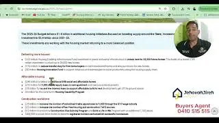 2025-2026 Western Australia budget spend on Housing