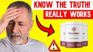 Boostaro Review - Boostaro Supplement really works? Is boostaro good?[IMPORTANT ALERT!]