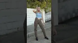 Pre-order Exclusive Brown Leopard Denim Jeans&mdash;Bold and Trendy! -  JE282-LEO