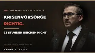Krisenvorsorge: Die 72-Stunden-Lüge: warum drei Tage Vorrat eine gefährliche 