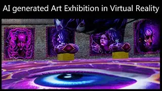 ColoryVR Gallery presents: AI generated Art Exhibition in Virtual Reality