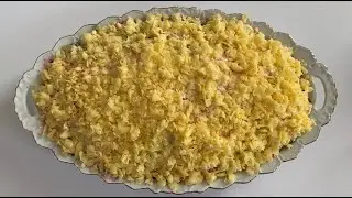 Салат с копчёной скумбрией. Smoked Mackerel Salad