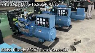 Ricardo 48kw 60kva Open diesel generator set with Ricardo motor N4105ZDS price for sale