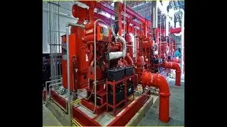 غرف الطلمبات او المضخات اى شبكة حريق .. fire fighting pump room
