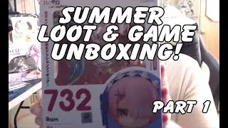 Summer Loot Unboxing! Anime, Figures, Games & More! Part 1