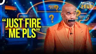 Fast Money Rounds That Aged Steve By 10 Years | Family Feud Classics