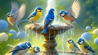 Nature Bird Sounds & Water Sounds 🌿 Calming Nature Ambience for Meditation and Stress Relief.