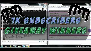 1k Subscribers GiveAway Winners + Insane New Intro