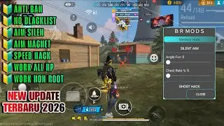 NEW CHEAT FF TERBARU 2026 MOD MENU‼️SAFE AMAN ANTI BAN - NO BLACKLIST || WOK SEMUA HP NON ROOT