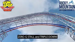 NEW Fun Spot Atlanta RMC Images! | New Coaster at Fun Spot America Atlanta