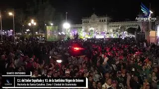 Paso del Señor Sepultado de Santa Catalina por Catedral Metropolitana