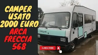 CAMPER USATO 2000 EURO ARCA FRECCIA 568 #camperlowcost