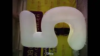 #Inflatable Letters Model,White #Alphabet #Replica For #Advertising,Inflatable #words