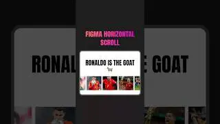 HOW TO CREATE Horizontal Scroll in Figma #figma