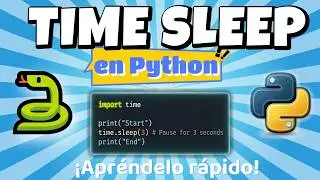 🕘 Como A&Ntilde;ADIR DELAY en PYHON🕘 Python Time Sleep - MPardo Tech