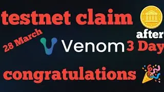 venom testnet claim || venom airdrop claim || venom testnet update