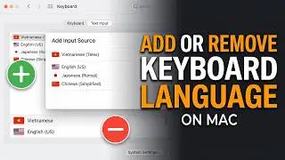 How to Add or Remove a Keyboard Language on Mac | Mac Keyboard Settings