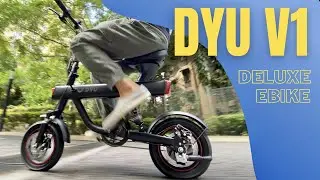 DYU V1 Deluxe Electric Bike Road Test (Uphill & Downhill)