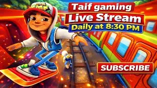 Subway Surfers Live 🔴 | Endless Run Challenge | Daily Gaming | Day 7  #shortsfeed