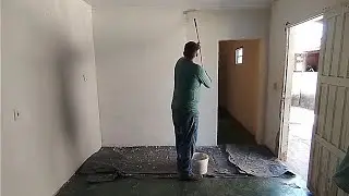 PINTANDO AS PAREDES DA CASA NOVA