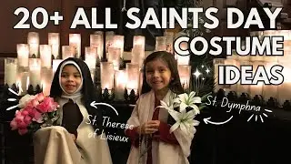 All Saints Day Costume Ideas! (DIY, Amazon, Etsy, Dollar Store, Joanns, Michaels and more)