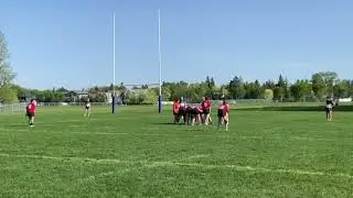 2025, Regina Minor rugby girls vs Thom Collegiate. Game #3!