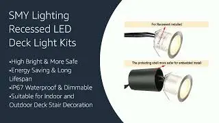Recessed deck lights selling on Amazon