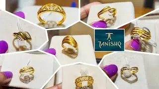 Tanishq Lightweight daily wear gold rings design with price | Tanishq gold rings collection |Tanishq