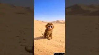 The house built by the hard work of the monkey collapsed 😭#ai #monkey #shorts