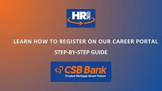 How to Register on our Career Portal