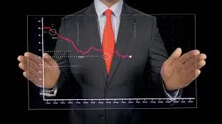 Chart Falling Down HD 3D Futuristic Stock Market Graph | Free Video Stock Footage | Creator Stockify