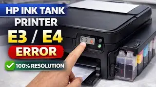 Hp ink tank printer error|e4| resolved 100% #hpinktankprinter #printerror #fix |technology gyan|