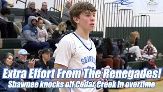 Shawnee 51 Cedar Creek 44 (OT) | HS Boys Basketball | Yakabosky 16 Points & McGovern 15 Points!