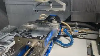 Blowing Out Chips Using Silvent MJ40 Nozzle On Productive Robotics OB7