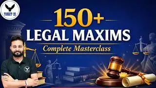 150  Legal Maxims | All India Judiciary | RJS | GJS | CJS | Anoop Upadhyay