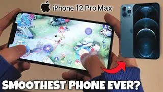 Trying my NEW IPHONE 12 PRO MAX ft FANNY FREESTYLE! - Mobile Legends Bang Bang