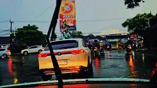 ☔️Heavy Rain Road Bali Drive💤Drift into Sleep😴. Rain sounds for instant sleep, Sounds for Deep Sleep