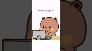 Dudu vs bubu ❤️🤗 #shorts #cute #couplegoal #bubududu #dudububu #animation #bear