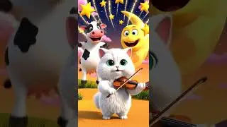 Hey Diddle Diddle 🐄🌙 | Fun Nursery Rhyme for Kids | Cow Jumps Over the Moon