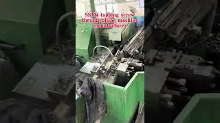 M5 thread Rolling machine supplier 丨manufacturing phillip flat head self tapping screws.