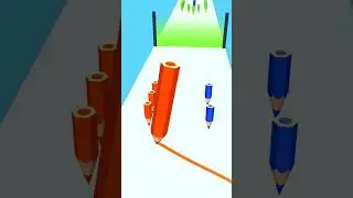 Colour pencil Run level 3 #games #gaming #populargame #gameplay
