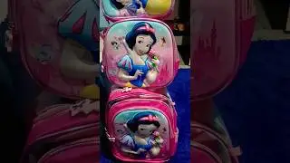 kit mochila branca de neve #escola #princesasdadisney