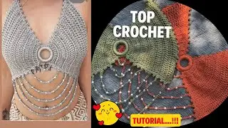 Tejer Halter Top a Crochet | Fácil y Bonito para Todas las Tallas@abicrochet