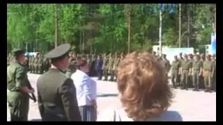 Присяга 09.06.2013.  В/ч 13973