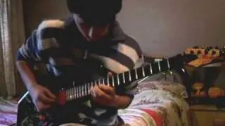 Paul Gilbert - Intense rock sequences and techniques intro COVER by Djoni