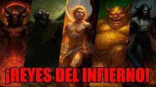 🔥 ¿Quién Gobierna el Infierno? 6 Reyes Revelados #infierno #demonios #lucifer #diablo #mitología